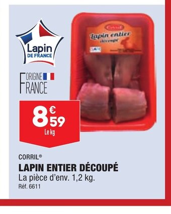 ALDI Lapin entier Decoupe offre