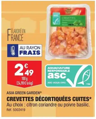 ALDI Crevettes Decortiquees Cuites offre