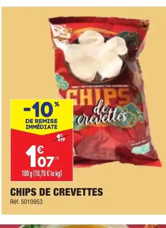 ALDI Chips de Crevettes offre