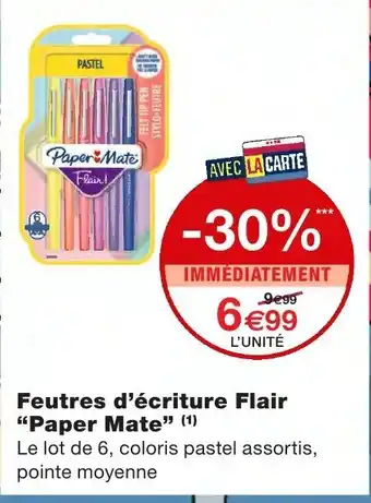 Feutres d'écriture Flair Paper Mate