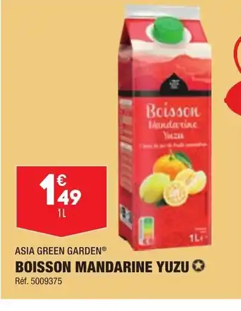 ALDI Boisson Mandarine Yuzu offre