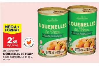 ALDI 6 quenelles de Veau offre