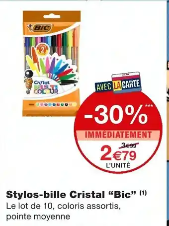 Stylos-bille Cristal Bic