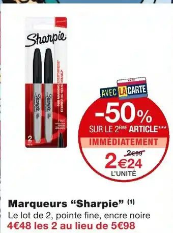 Marqueurs Sharpie