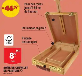 ALDI Boite de Chevalet de Peinture offre
