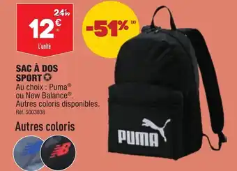 ALDI Sac a Dos Sport offre