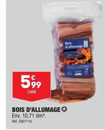 ALDI Bois d'Allumage offre