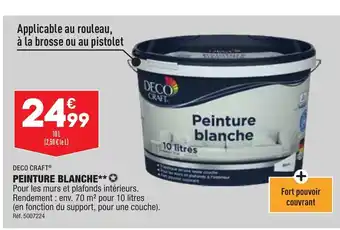 ALDI Peinture Blanche offre