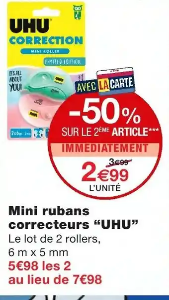 Mini rubans correcteurs UHU