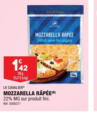 ALDI Mozzarella Râpée offre