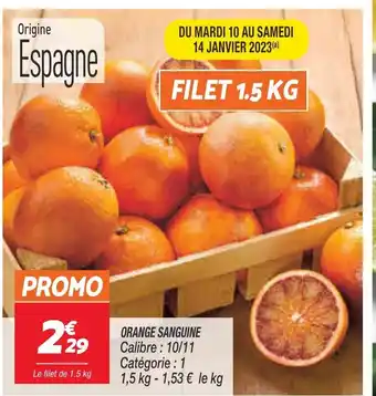 Netto Orange Sanguine offre