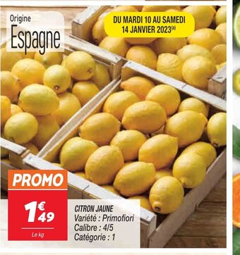 Netto Citron Jaune offre