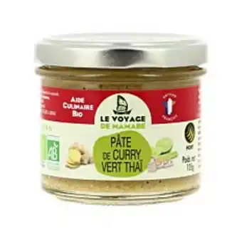 Naturalia Pâte de curry vert thaï 105g bio offre