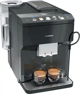 Amazon Siemens, machine à café entièrement automatique, eq 500, avec écran tft, récipient pour grains de café ou café moulu, iaro... offre