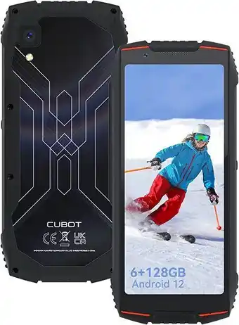 Amazon Cubot kingkong mini3 telephone portable incassable android 12, écran 4.5''hd, 6 go+128 go, caméra 20mp+5mp, smartphone 300... offre