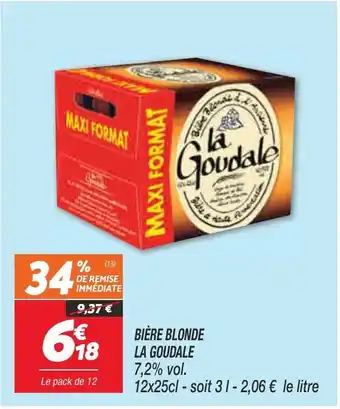 Netto Bière Blonde La Goudale offre