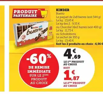 Hyper U Kinder offre