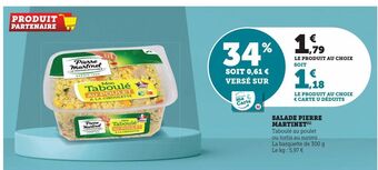 Hyper U Salade pierre martinet offre