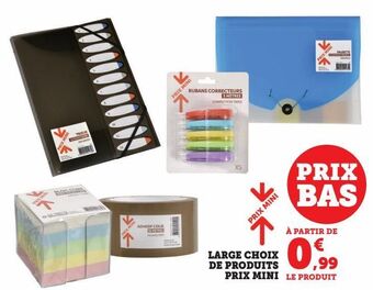 Hyper U Large choix de produits prix mini offre