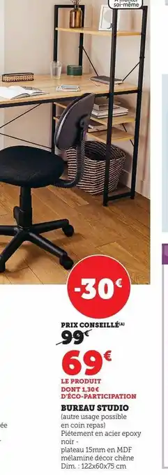 Hyper U Bureau studio offre