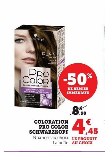Hyper U Coloration pro color schwarzkopf offre