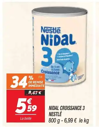 Nidal Croissance 3 Nestlé