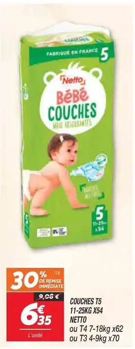 Netto Couches T5 11-25kg X54 Netto offre