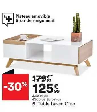 BUT Table basse cleo offre
