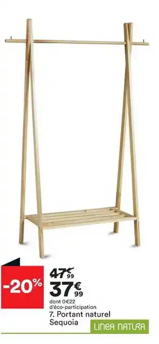BUT Portant naturel sequoia offre