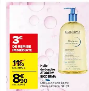 Carrefour maPara parapharmacie Huile de douche atoderm bioderma offre