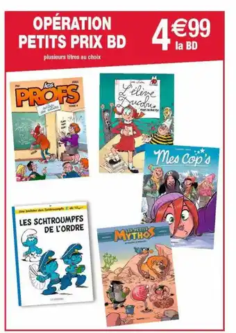 Cora x Carrefour Opération petits prix bd offre