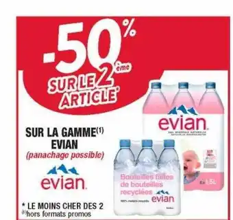 Cora x Carrefour La gamme evian offre