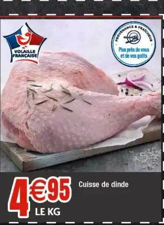 Cora x Carrefour Cuisse de dinde offre