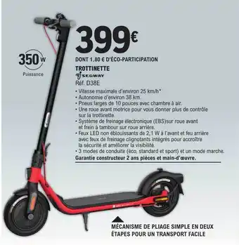 E.Leclerc Trottinette segway offre