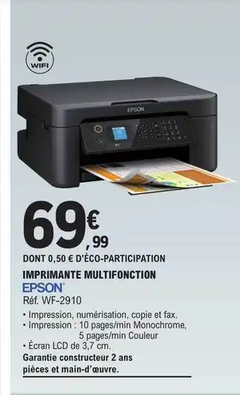 E.Leclerc Imprimante multifonction epson offre