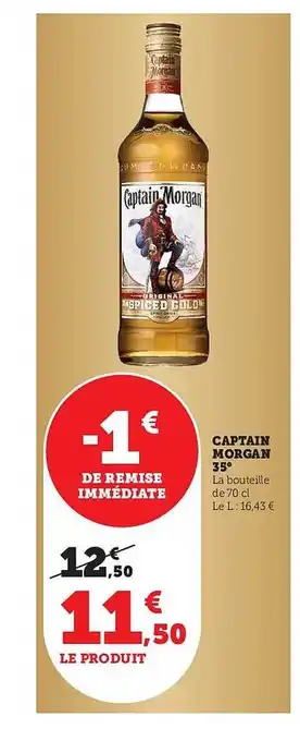 Hyper U Captain morgan 35° offre