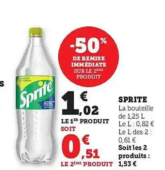 Hyper U Sprite offre
