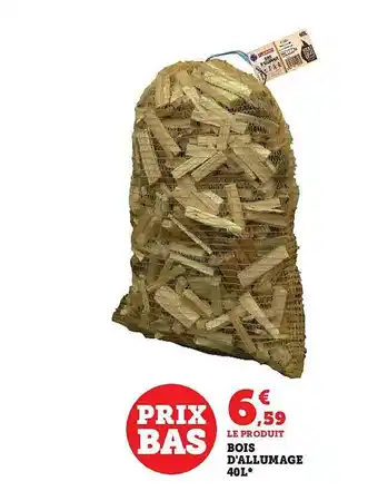 Bois d'allumage 40l
