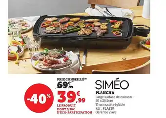 Plancha siméo