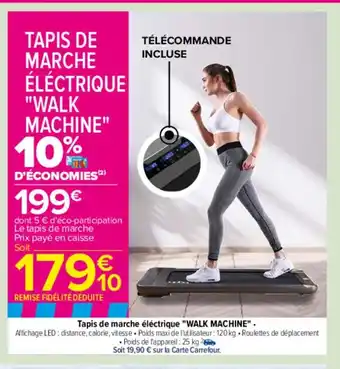 Tapis De Marche Electrique "Walk Machine"