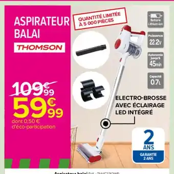 Carrefour Drive Aspirateur balai offre