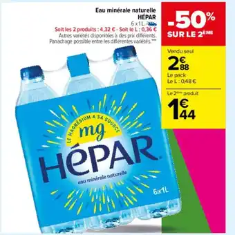 Eau Minerale Naturelle Hepar