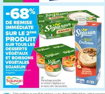 Carrefour Drive Sur Tous Les Desserts Vegetaux Et Boissons Vegetales Sojasun offre