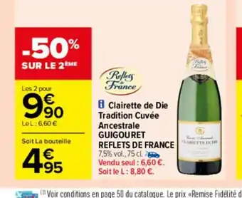 Clairette De Die Tradition Cuvee Ancestrale Guigouret Reflets De France