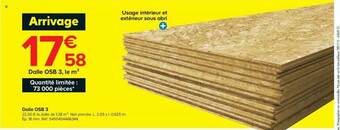 Castorama Dalle Osb 3 offre