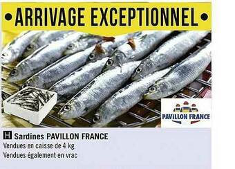 Géant Casino Sardines Pavillon France offre