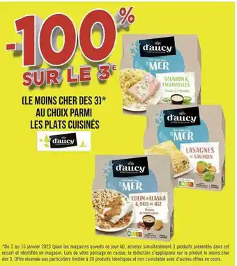 Géant Casino Plats cuisinés d'aucy offre