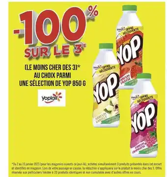 Géant Casino Yop 850 g yoplait offre