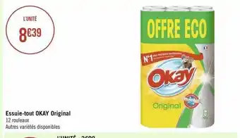 Géant Casino Essuie-tout okay original offre