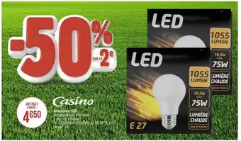 Ampoules led casino